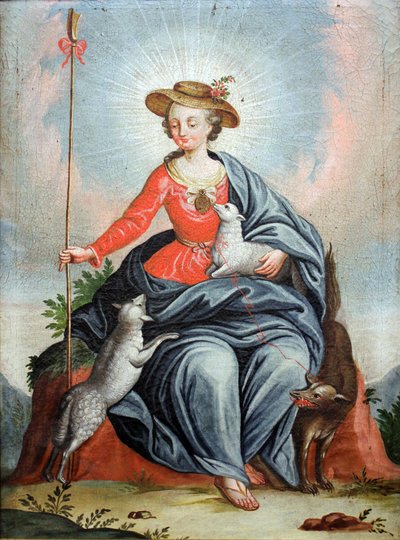 The Good Shepherdess by Unbekannt Unbekannt